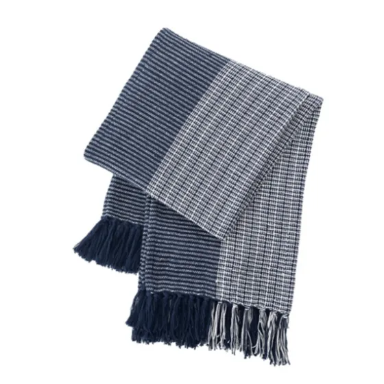 Striped Color Block Cotton Throw-Kirkland's Home Hot