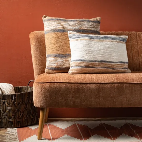 Striped Sienna Textured Pillow-Kirkland's Home Discount