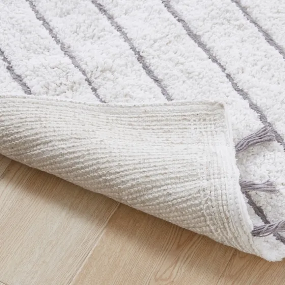 Striped Tassel Bath Mat-Kirkland's Home Shop
