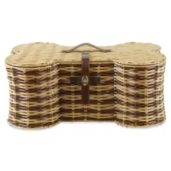 Striped Woven Bone Shaped Basket, 17 In.-Kirkland's Home Best