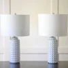 Studded Ceramic Table Lamps, Set Of 2-Kirkland's Home Flash Sale