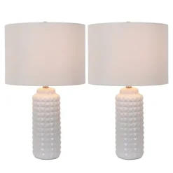 Studded Ceramic Table Lamps, Set Of 2-Kirkland's Home Flash Sale