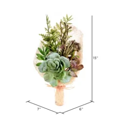 Succulent Bouquet, 15 In.-Kirkland's Home Fashion
