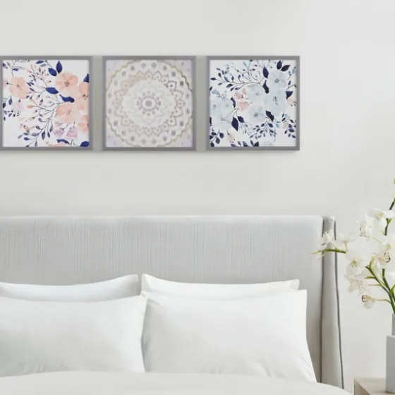 Summer Bliss Framed Art Prints, Set Of 3-Kirkland's Home Online