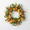 Summer Blooming Ranunculus Thistle Wreath-Kirkland's Home Flash Sale