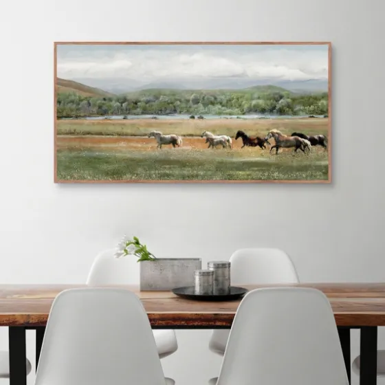 Summer Herd Framed Canvas Art Print-Kirkland's Home Hot