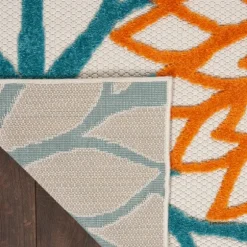 Summer Hues Floral Burst Outdoor Area Rug, 6X9-Kirkland's Home Online