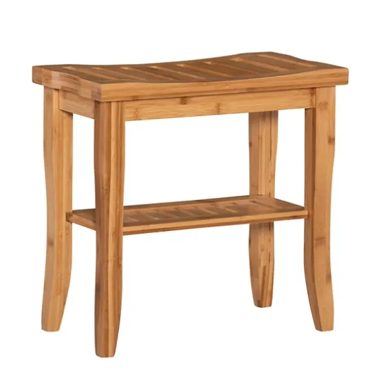 Sumter Bamboo Bathroom Stool-Kirkland's Home New