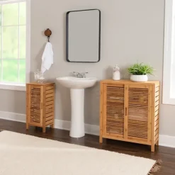 Sumter Bamboo Cabinet Space Saver-Kirkland's Home Shop