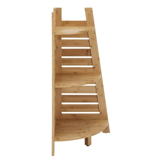 Sumter Bamboo Corner Shelf-Kirkland's Home Outlet