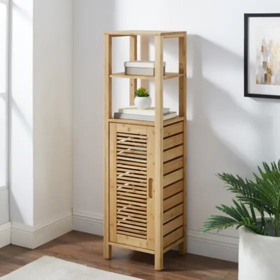 Sumter Bamboo Shelves And Cabinet-Kirkland's Home Best Sale