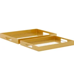 Sun Star 2-Pc. Mirrored Tray Set-Kirkland's Home Flash Sale