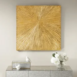Sunburst Abstract Wall Plaque-Kirkland's Home Sale