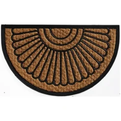 Sunburst Half Circle Coir Doormat-Kirkland's Home Flash Sale