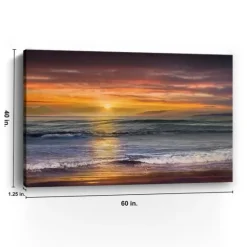 Sundown Descanso Beach Canvas Art Print, 60X40 In.-Kirkland's Home Sale
