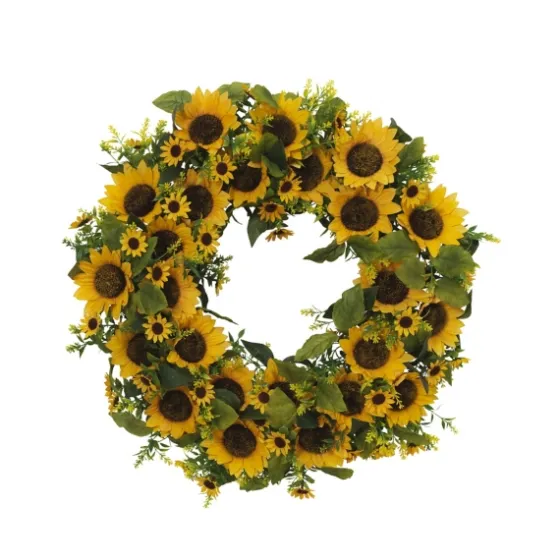 Sunflower Abundance Wreath-Kirkland's Home Online