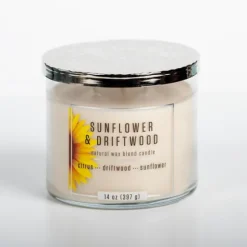 Sunflower And Driftwood Jar Candle-Kirkland's Home Clearance