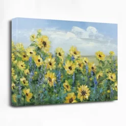 Sunflower Fields Forever Giclee Canvas Art Print-Kirkland's Home Hot