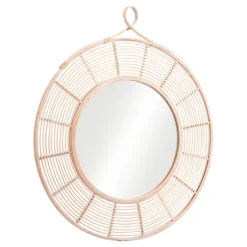Sunlight Beam Woven Framed Mirror-Kirkland's Home New