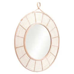Sunlight Beam Woven Framed Mirror-Kirkland's Home New
