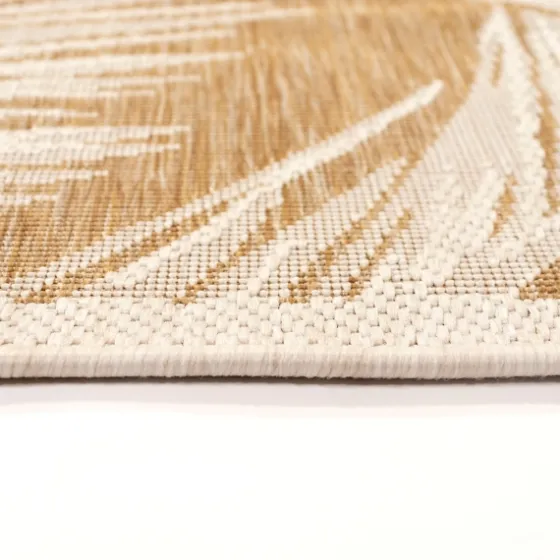 Sunlight Palm Leaves Outdoor Area Rug, 6X9-Kirkland's Home Fashion