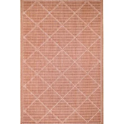 Sunset Diamond Outdoor Area Rug, 7X9-Kirkland's Home Flash Sale