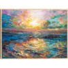 Sunset In Mykonos Framed Canvas Art Print-Kirkland's Home Discount