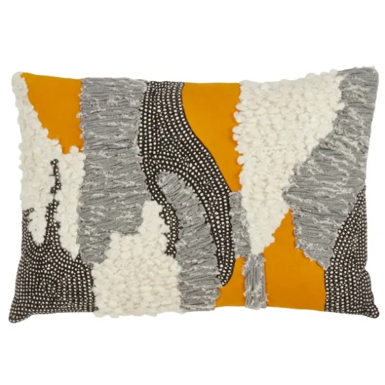 Sunshine Boucle Textured Lumbar Throw Pillow-Kirkland's Home Cheap