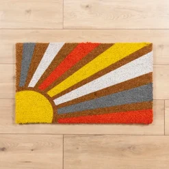 Sunshine Burst Coir Doormat-Kirkland's Home Hot