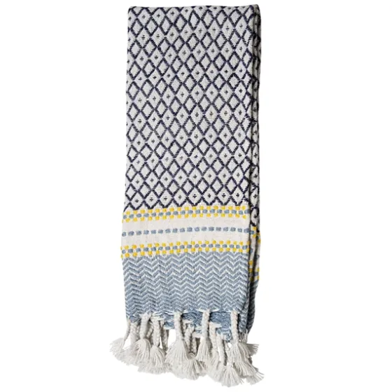 Sunshine Diamond Pattern Outdoor Throw Blanket-Kirkland's Home Cheap