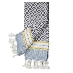 Sunshine Diamond Pattern Outdoor Throw Blanket-Kirkland's Home Cheap