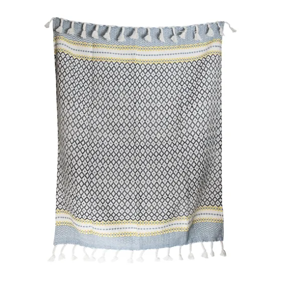 Sunshine Diamond Pattern Outdoor Throw Blanket-Kirkland's Home Cheap