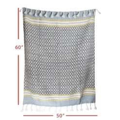 Sunshine Diamond Pattern Outdoor Throw Blanket-Kirkland's Home Cheap