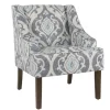 Suri Blue Swoop Accent Chair-Kirkland's Home Outlet