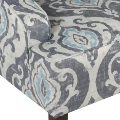 Suri Blue Swoop Accent Chair-Kirkland's Home Outlet