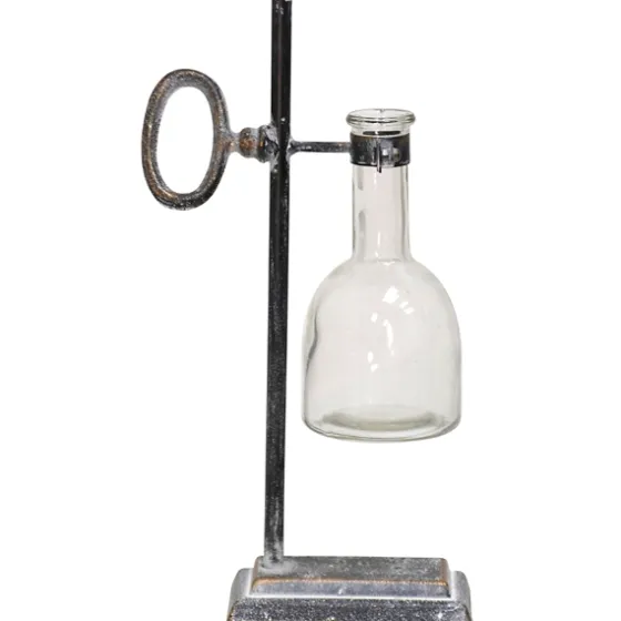 Suspended Vase On Metal Stand-Kirkland's Home Best