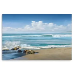 Sweeping Blue Canvas Art Print, 60X40 In.-Kirkland's Home New