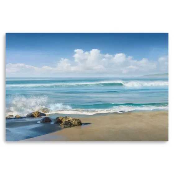Sweeping Blue Canvas Art Print, 60X40 In.-Kirkland's Home New