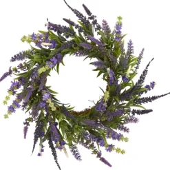 Swirled Lavender And Greenery Wreath-Kirkland's Home Discount
