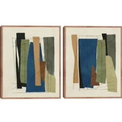 Synch Abstract 2-Pc. Framed Canvas Art Set-Kirkland's Home Discount