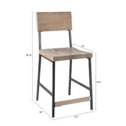 Tacoma Counter Stool-Kirkland's Home Fashion