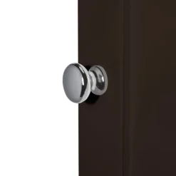Tall Espresso Open Shelves Cabinet-Kirkland's Home Best Sale