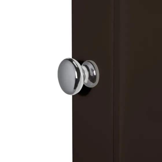 Tall Espresso Open Shelves Cabinet-Kirkland's Home Best Sale