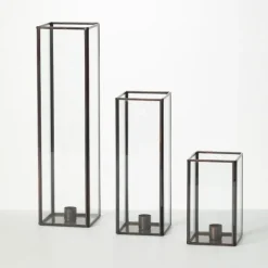 Tall Frame 3-Pc. Tapered Candle Holder Set-Kirkland's Home Shop