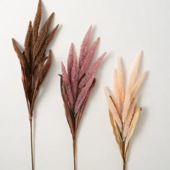 Tall Neutral Desert Grass Plumes, Set Of 3-Kirkland's Home Cheap