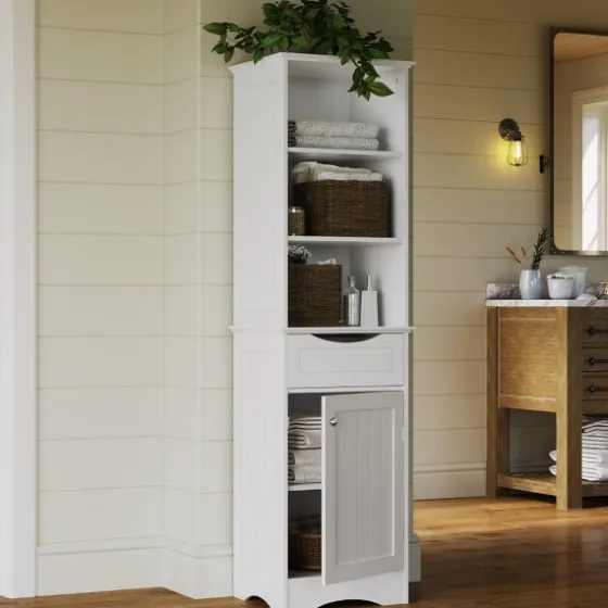Tall Open Shelves Cabinet-Kirkland's Home Best