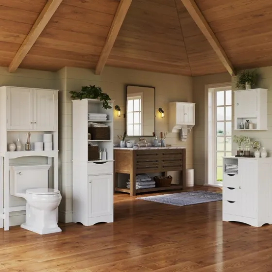 Tall Open Shelves Cabinet-Kirkland's Home Best