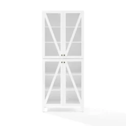 Tall Triangle 4-Door Wood Cabinet-Kirkland's Home Flash Sale