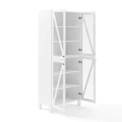 Tall Triangle 4-Door Wood Cabinet-Kirkland's Home Flash Sale