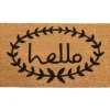 Tan And Black Evergreen Hello Doormat, 36X24 In.-Kirkland's Home Cheap